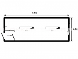 Блок-контейнер 6м жилой для строительных объектов в Марксе